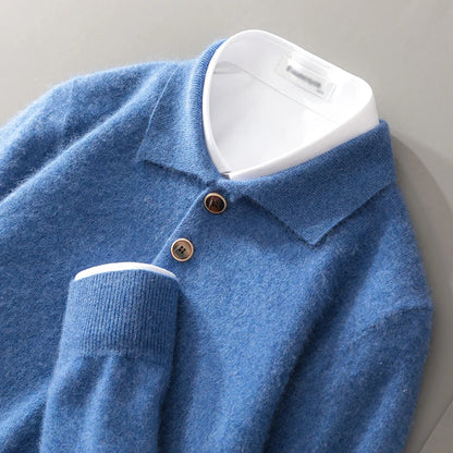 Arvani Cashmere Polo Sweater