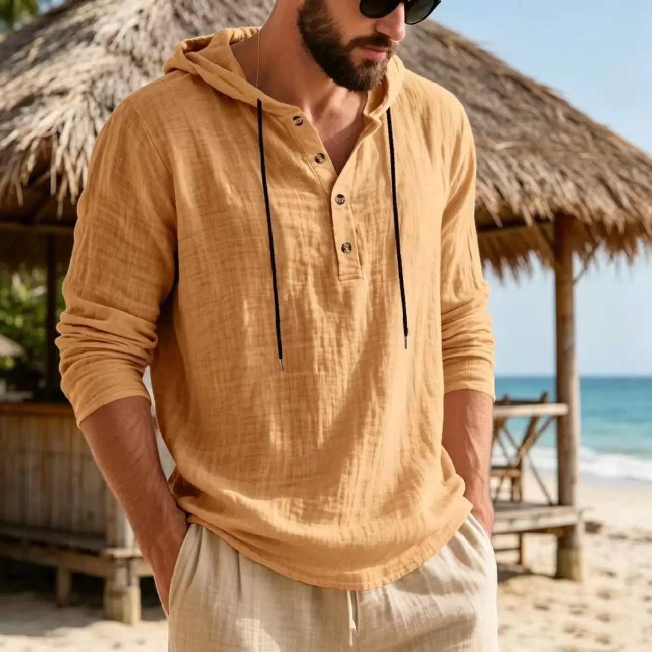 Coastal Breeze Hooded Shirt