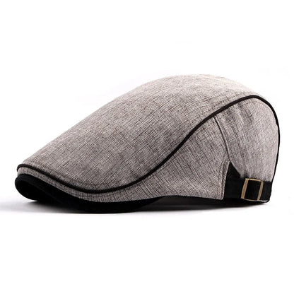 Oohmy Cotton Berets Men Women Casual Gatsby Ivy Hat Outdoor Golf Driving Flat Hat Cabbie Driver Newsboy Cap Vintage Headwear
