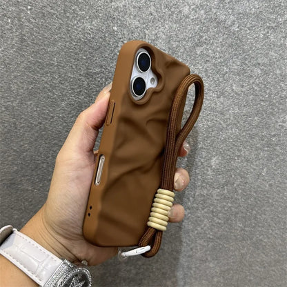 Cloud Grip Wrist Strap Phone Case