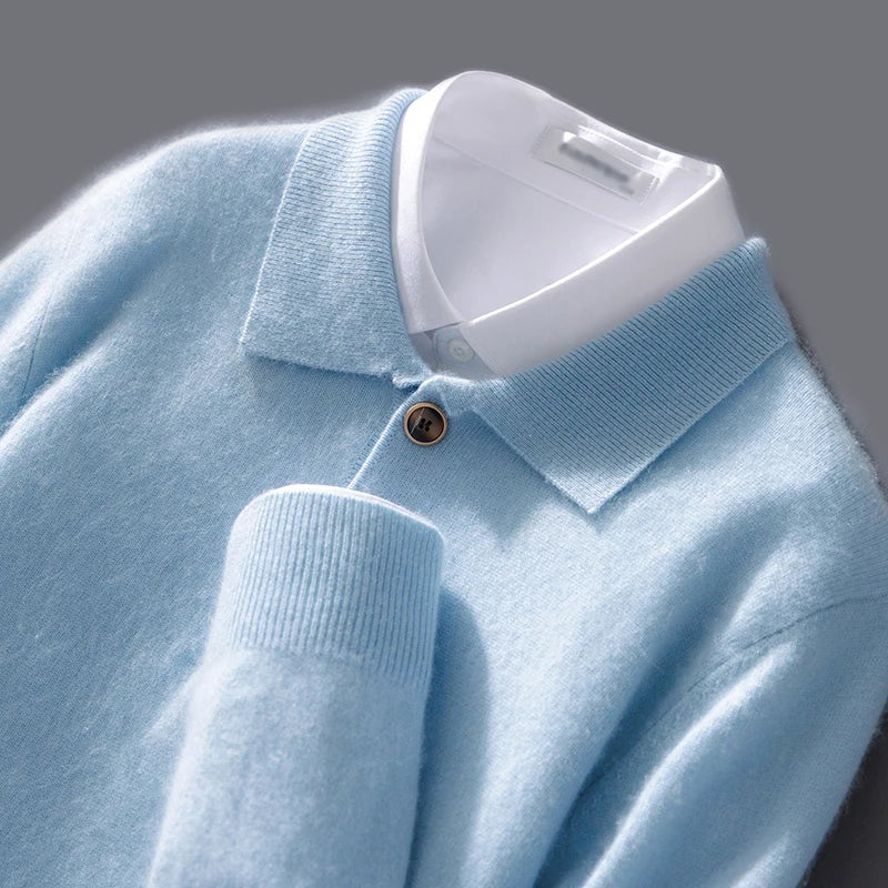 Arvani Cashmere Polo Sweater