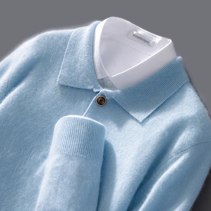 Arvani Cashmere Polo Sweater