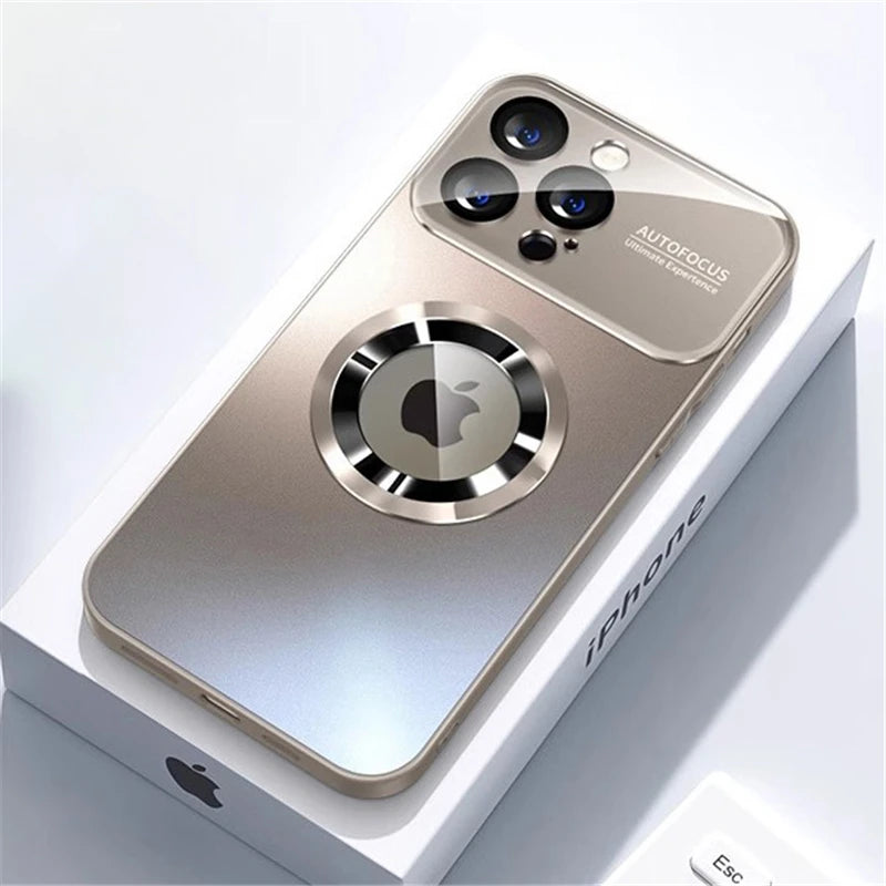 Titanium Metallic Color Matte Magnetic Case