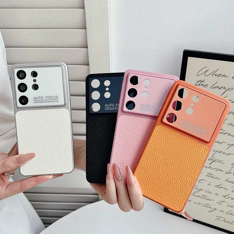 Lychee Leather Camera Pro Case