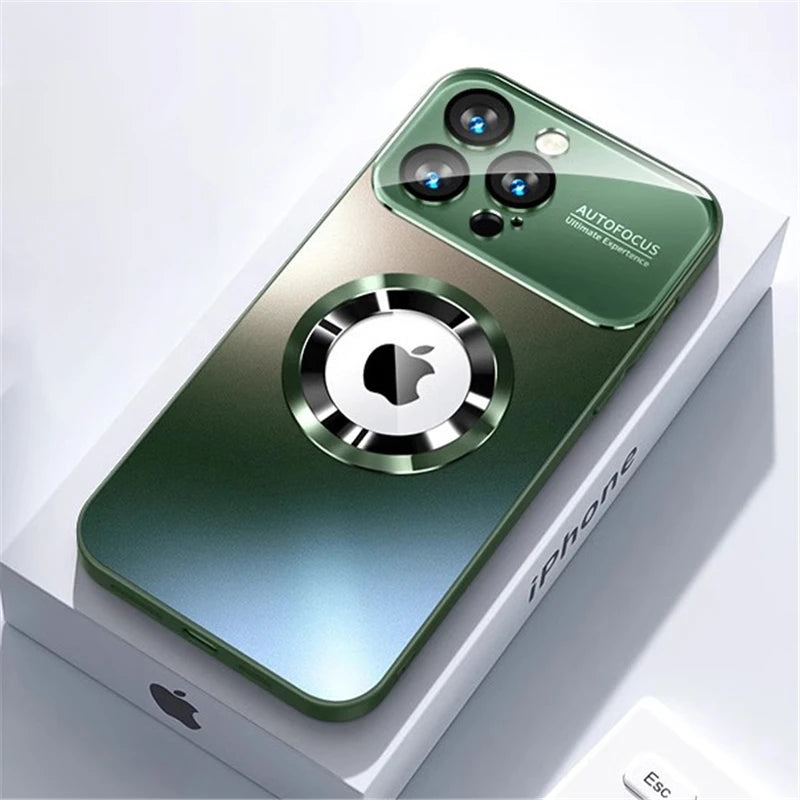 Titanium Metallic Color Matte Magnetic Case