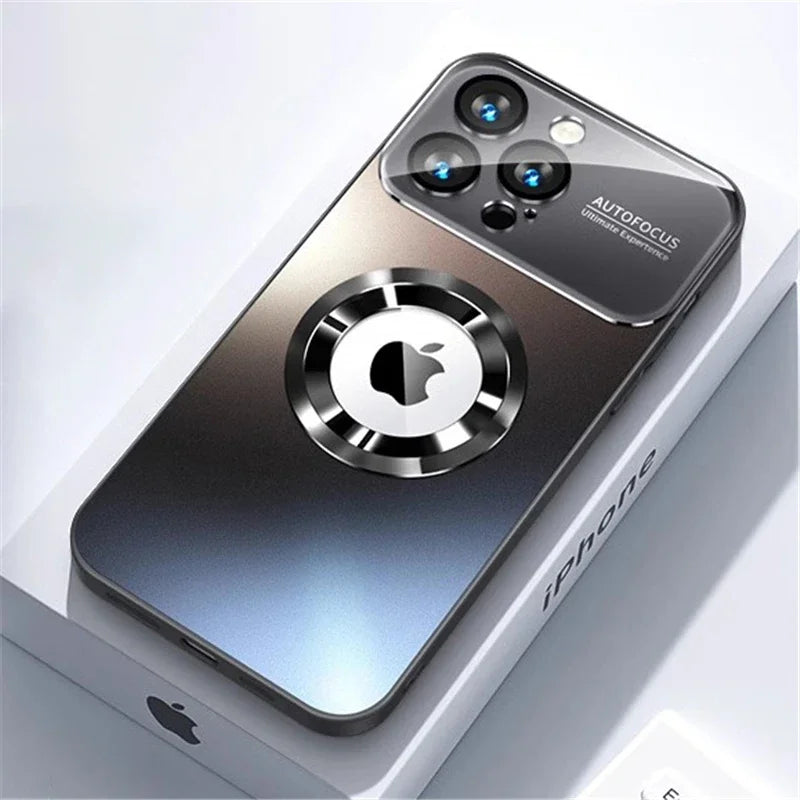 Titanium Metallic Color Matte Magnetic Case