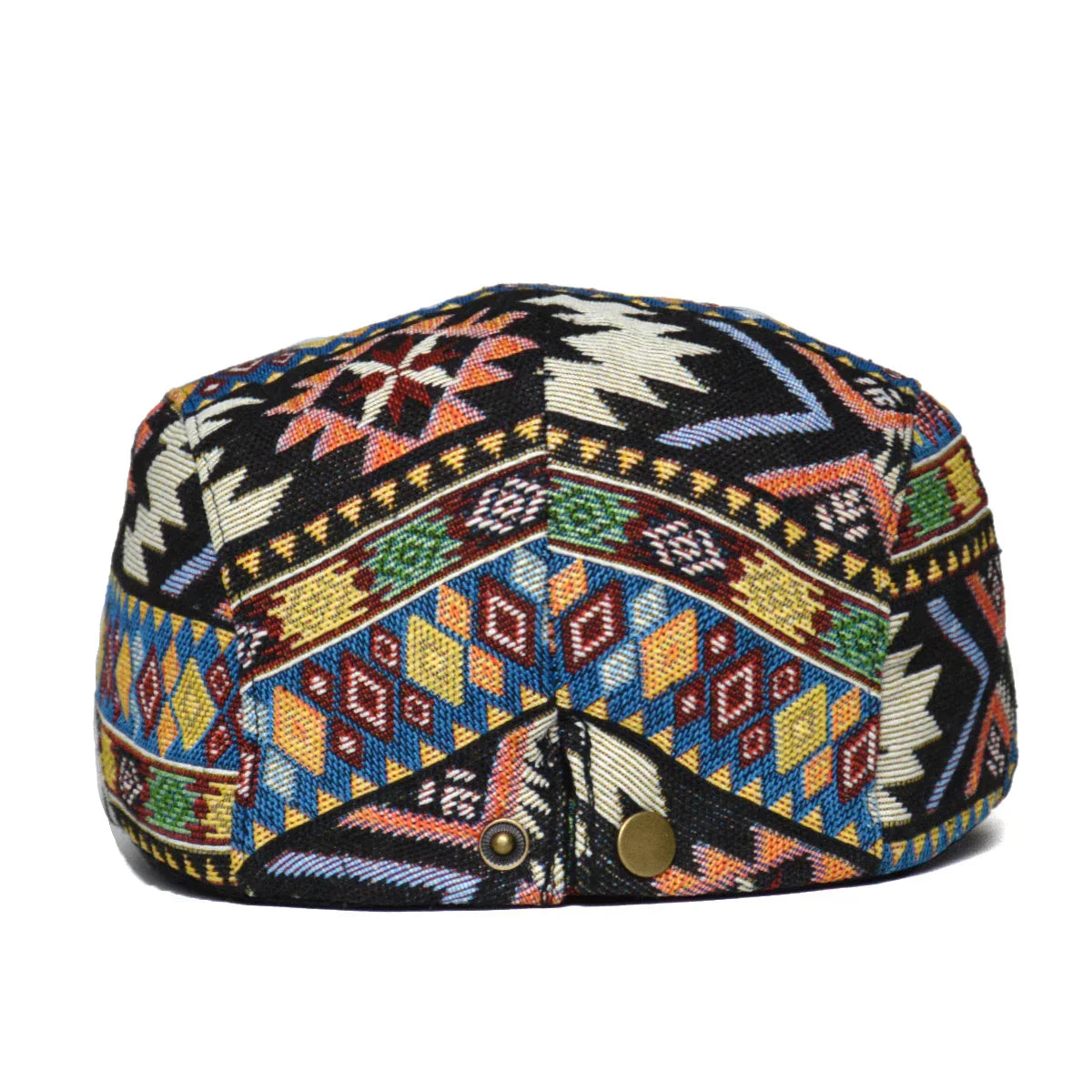 Vintage Tribal Flat Cap