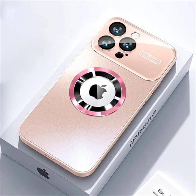 Titanium Metallic Color Matte Magnetic Case