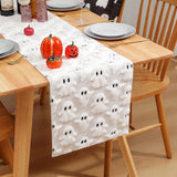 Spooky Ghost Halloween Table Runner