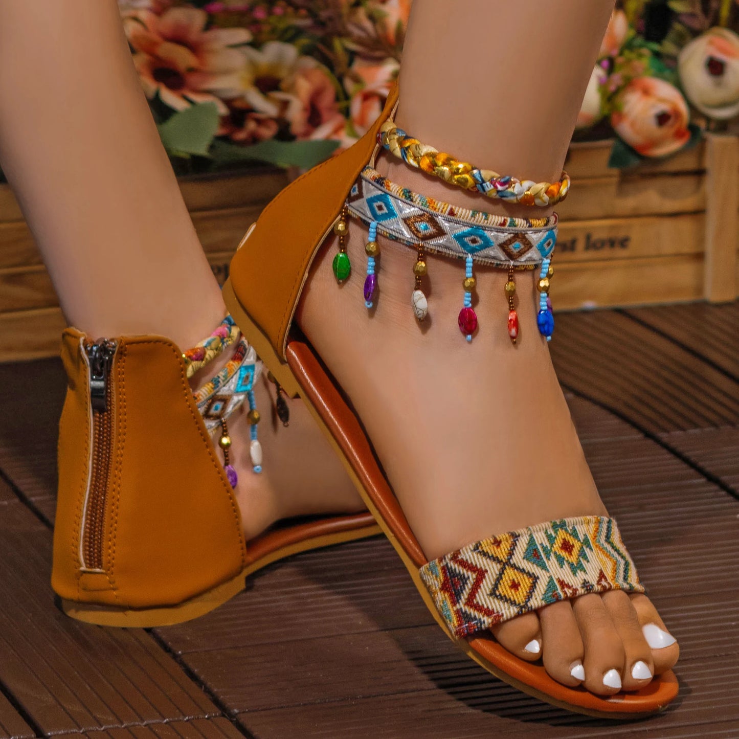 Nomad Tassel Sandals