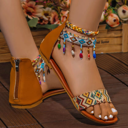 Nomad Tassel Sandals