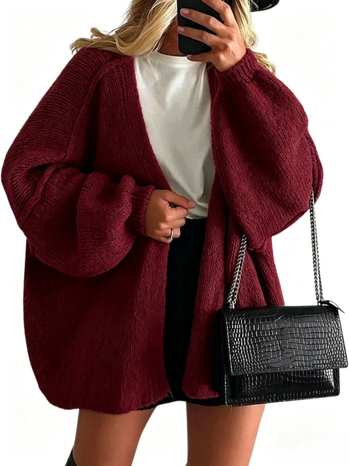Elowen Oversized Knit Cardigan