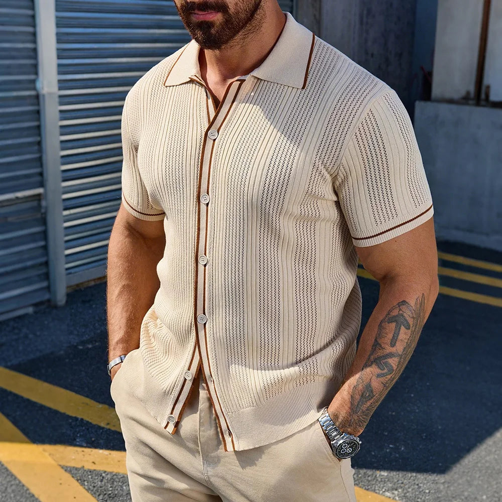 Monaco Knit Polo Shirt