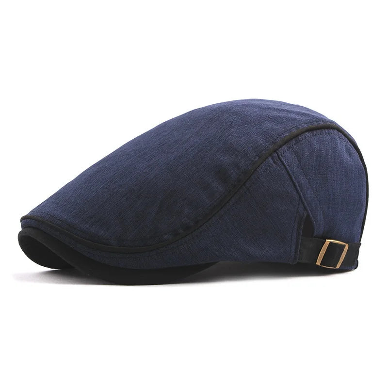 Oohmy Cotton Berets Men Women Casual Gatsby Ivy Hat Outdoor Golf Driving Flat Hat Cabbie Driver Newsboy Cap Vintage Headwear