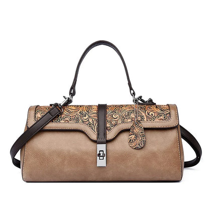 Aurelia Embossed Shoulder Bag