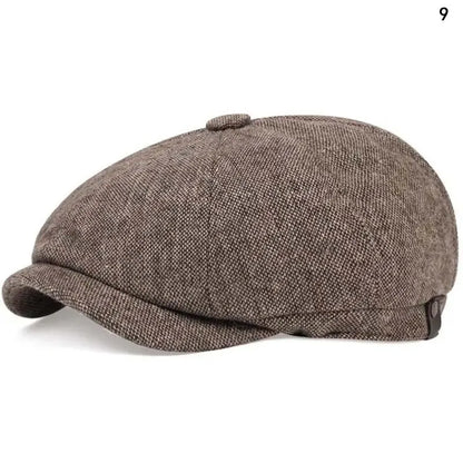 Men Casual Peaky Blinders Hat Spring Autumn Retro Beret Hats Wild Casual Hats Unisex Wild Octagonal Cap Girl Newsboy English Hat