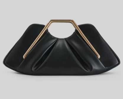 Obsidian Sculpted Clutch