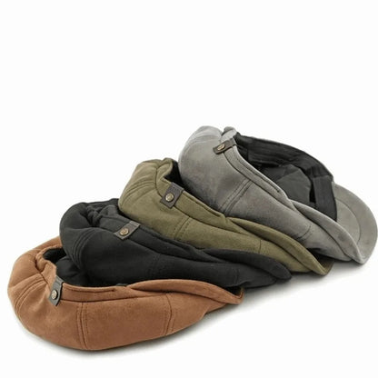 Lennox Suede Newsboy Cap