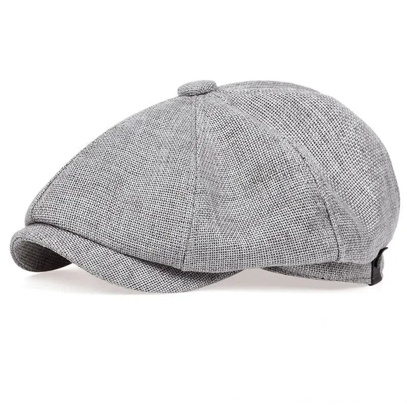 Men Casual Newsboy Hat Spring Autumn Retro Beret Hats Wild Casual Hats Unisex Wild Octagonal Cap for Men Street Caps Gorras