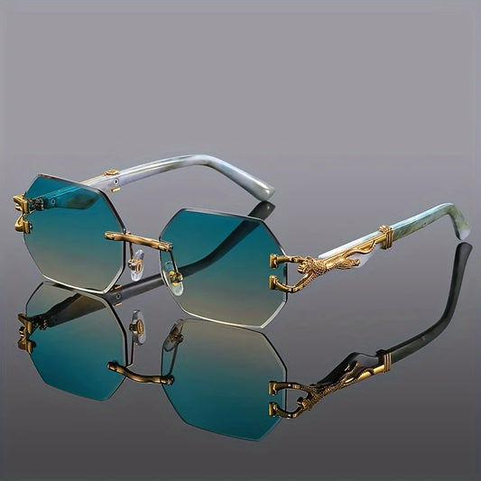 Royal Panther Rimless Sunglasses