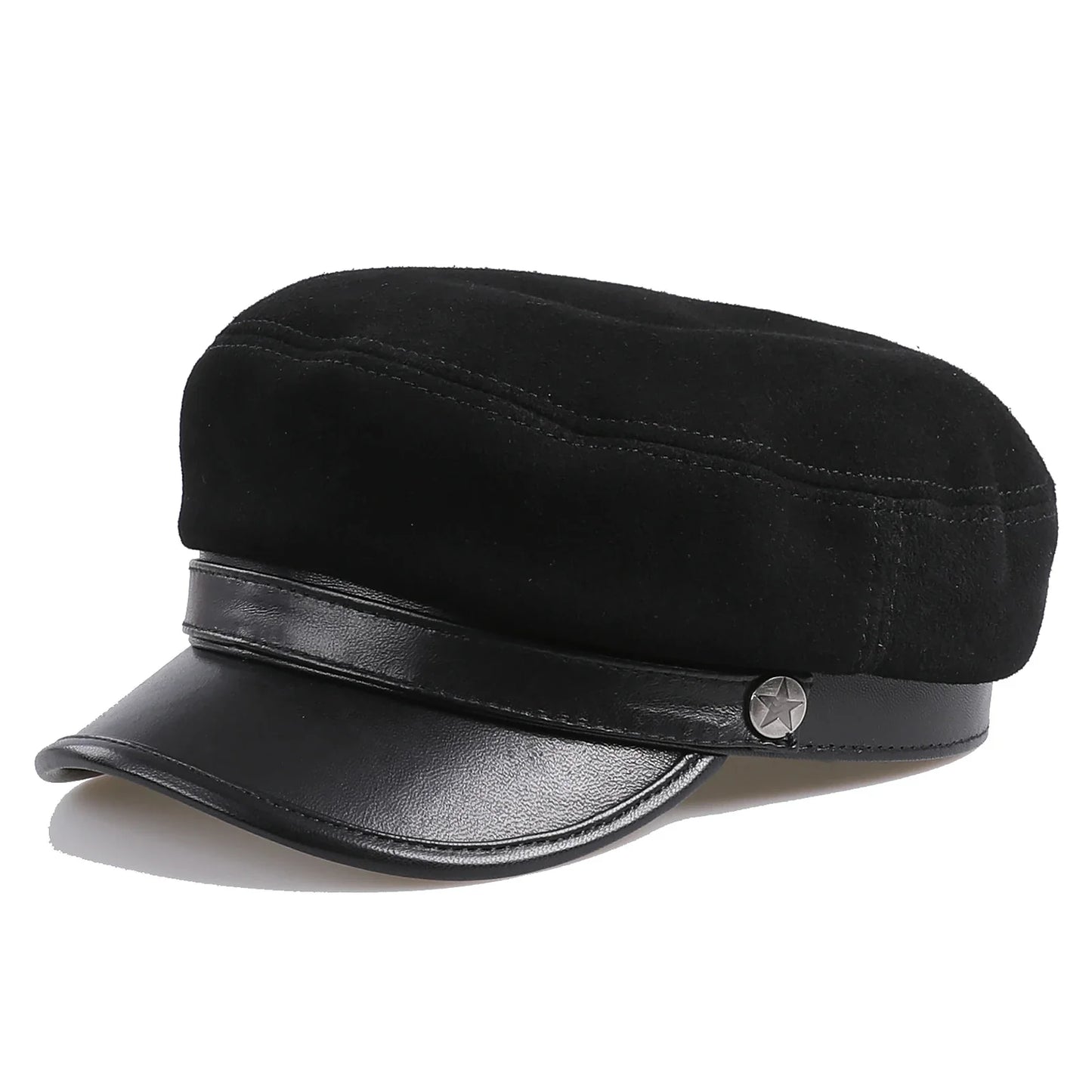 Noir Élite modern luxury Captain Cap