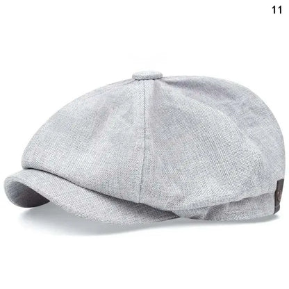 Men Casual Peaky Blinders Hat Spring Autumn Retro Beret Hats Wild Casual Hats Unisex Wild Octagonal Cap Girl Newsboy English Hat