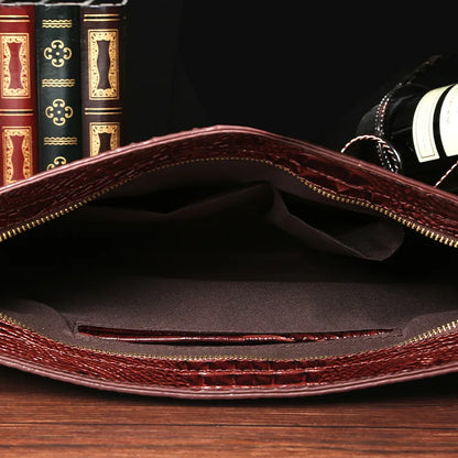 Crocodile Luxe Clutch
