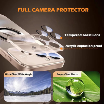 Titanium Metallic Color Matte Magnetic Case
