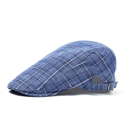 Oohmy Cotton Berets Men Women Casual Gatsby Ivy Hat Outdoor Golf Driving Flat Hat Cabbie Driver Newsboy Cap Vintage Headwear