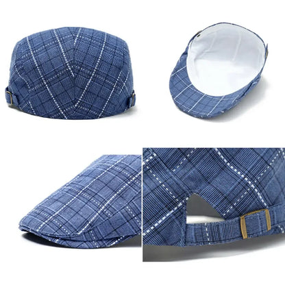Oohmy Cotton Berets Men Women Casual Gatsby Ivy Hat Outdoor Golf Driving Flat Hat Cabbie Driver Newsboy Cap Vintage Headwear