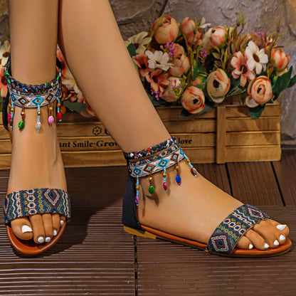 Nomad Tassel Sandals