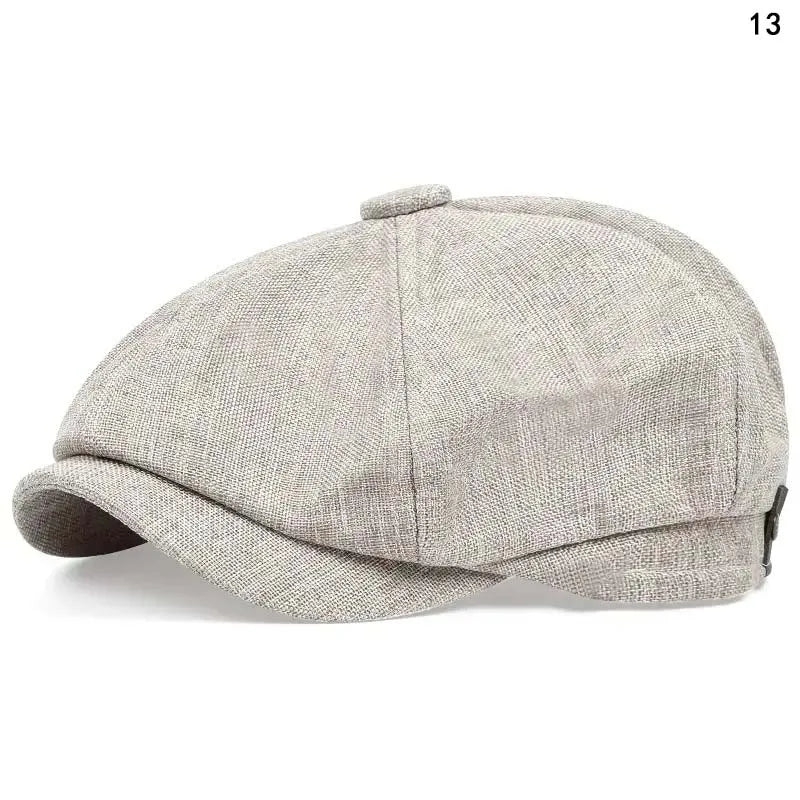 Men Casual Peaky Blinders Hat Spring Autumn Retro Beret Hats Wild Casual Hats Unisex Wild Octagonal Cap Girl Newsboy English Hat