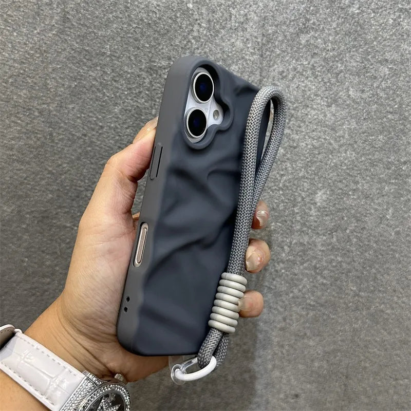 Cloud Grip Wrist Strap Phone Case