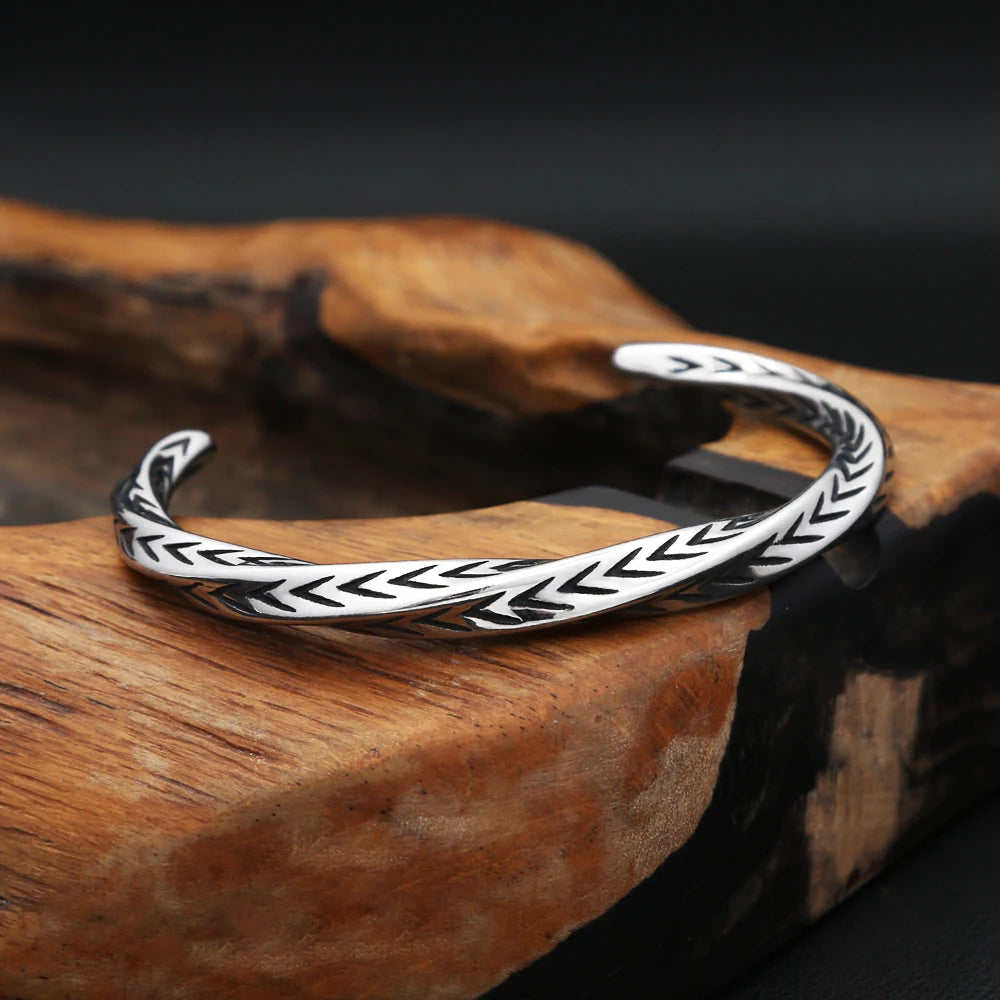 Forge Silver Open Cuff