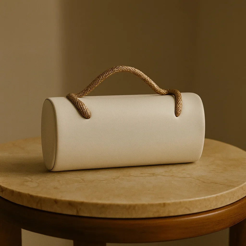 Noir Atelier Cylinder Evening Bag