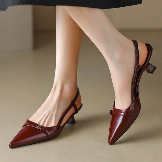 Monarch Slingback Heels