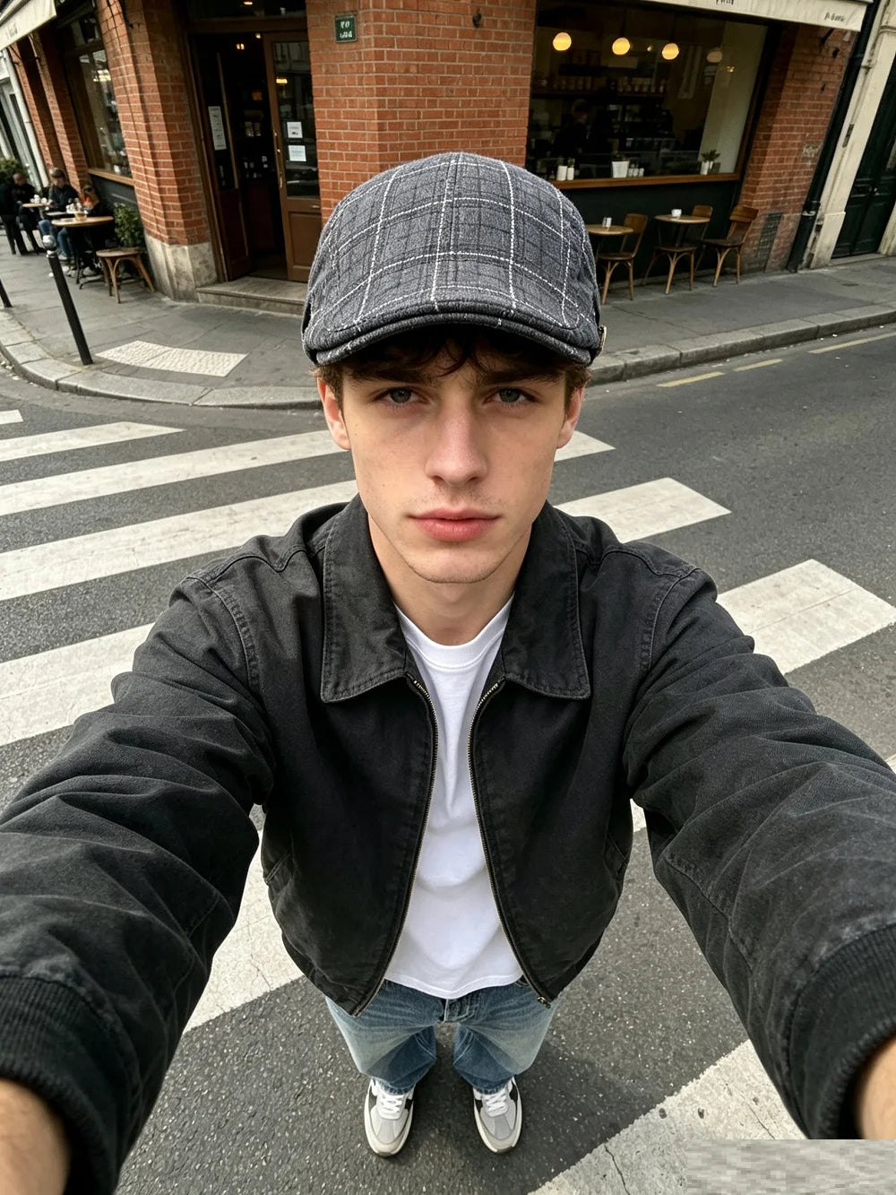 Oohmy Cotton Berets Men Women Casual Gatsby Ivy Hat Outdoor Golf Driving Flat Hat Cabbie Driver Newsboy Cap Vintage Headwear