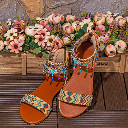 Nomad Tassel Sandals