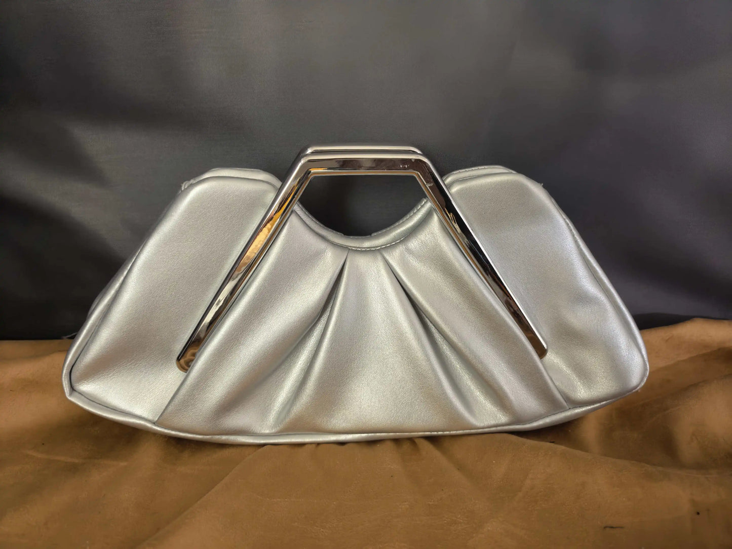 Obsidian Sculpted Clutch