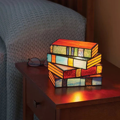 Stacked Books Lamp