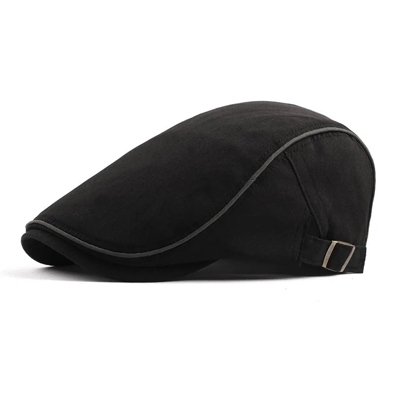Oohmy Cotton Berets Men Women Casual Gatsby Ivy Hat Outdoor Golf Driving Flat Hat Cabbie Driver Newsboy Cap Vintage Headwear