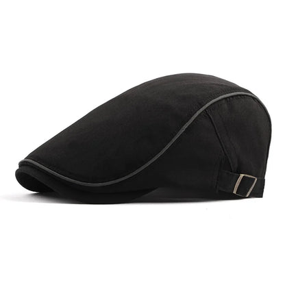 Oohmy Cotton Berets Men Women Casual Gatsby Ivy Hat Outdoor Golf Driving Flat Hat Cabbie Driver Newsboy Cap Vintage Headwear