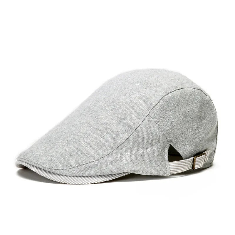 Oohmy Cotton Berets Men Women Casual Gatsby Ivy Hat Outdoor Golf Driving Flat Hat Cabbie Driver Newsboy Cap Vintage Headwear