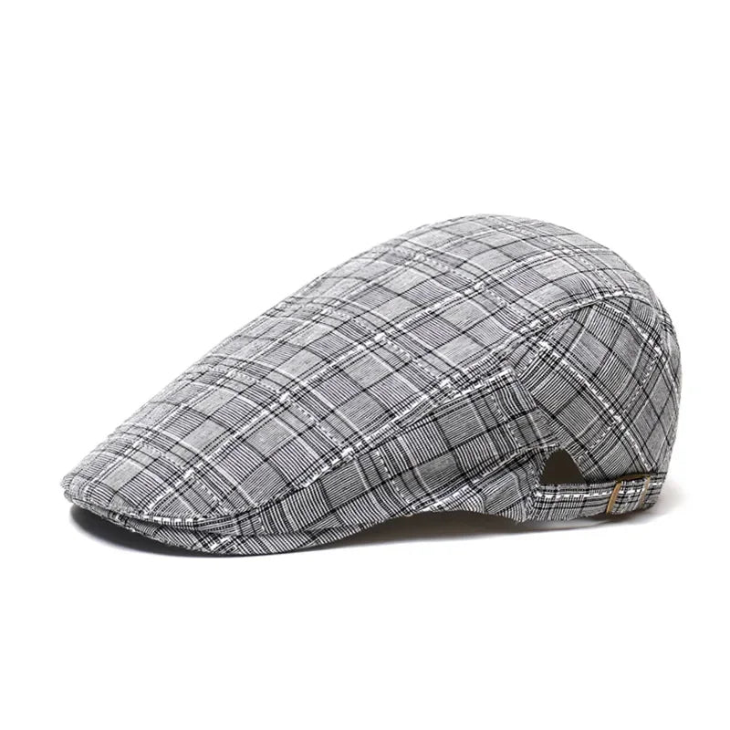 Oohmy Cotton Berets Men Women Casual Gatsby Ivy Hat Outdoor Golf Driving Flat Hat Cabbie Driver Newsboy Cap Vintage Headwear