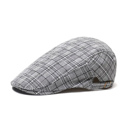 Oohmy Cotton Berets Men Women Casual Gatsby Ivy Hat Outdoor Golf Driving Flat Hat Cabbie Driver Newsboy Cap Vintage Headwear