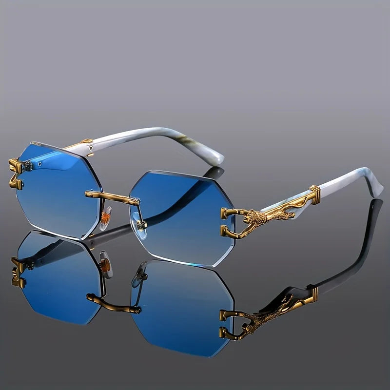 Royal Panther Rimless Sunglasses