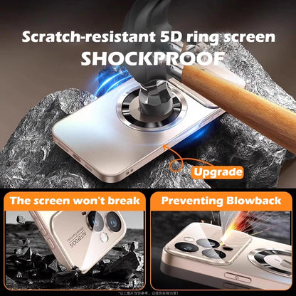 Titanium Metallic Color Matte Magnetic Case