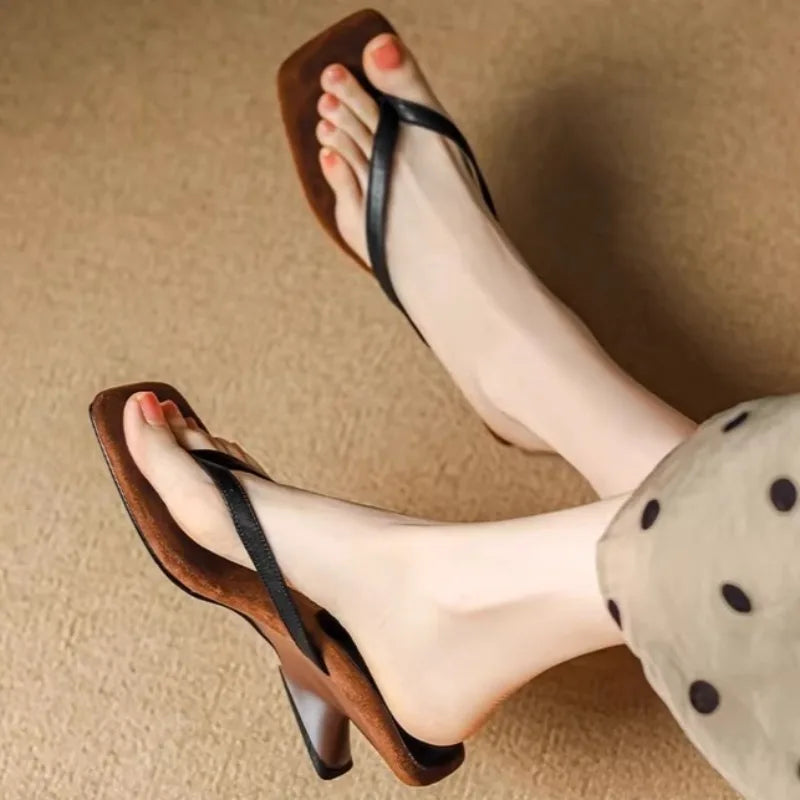 Solea Flip Flop Heels
