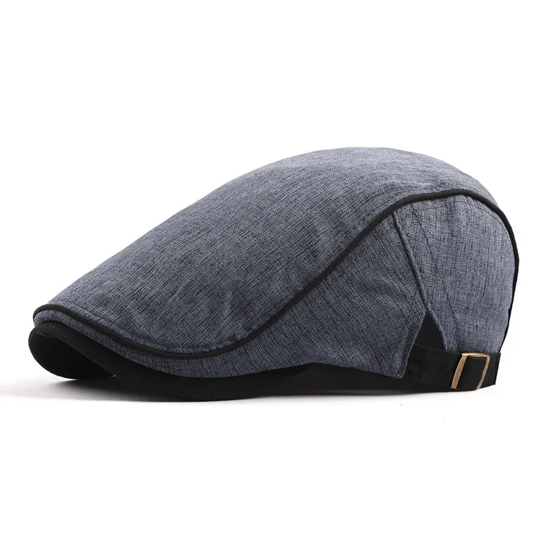 Oohmy Cotton Berets Men Women Casual Gatsby Ivy Hat Outdoor Golf Driving Flat Hat Cabbie Driver Newsboy Cap Vintage Headwear