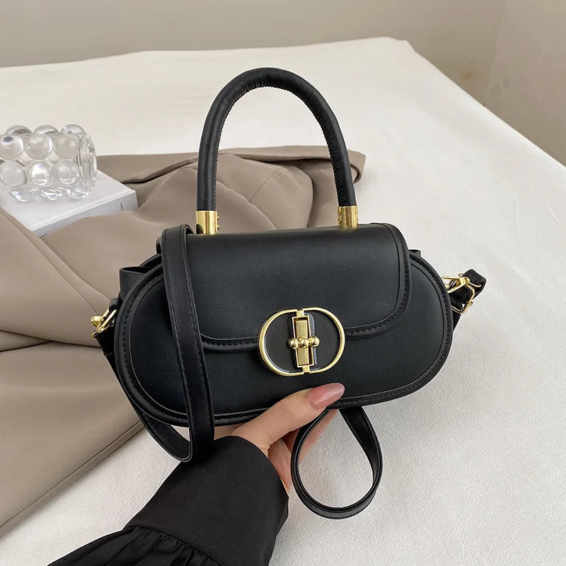 The Aurelia Camel Mini Top Handle Bag